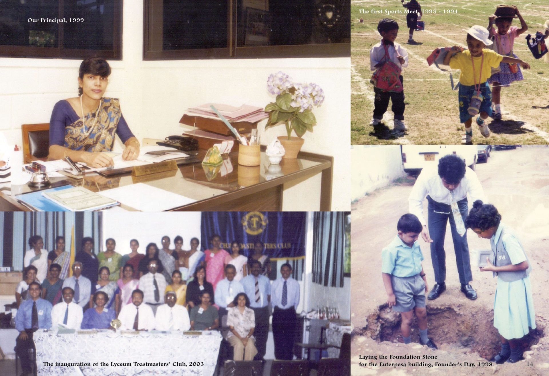 Moments of Community and Learning: 1993-2003 Collage of community and learning moments from 1993-2003.