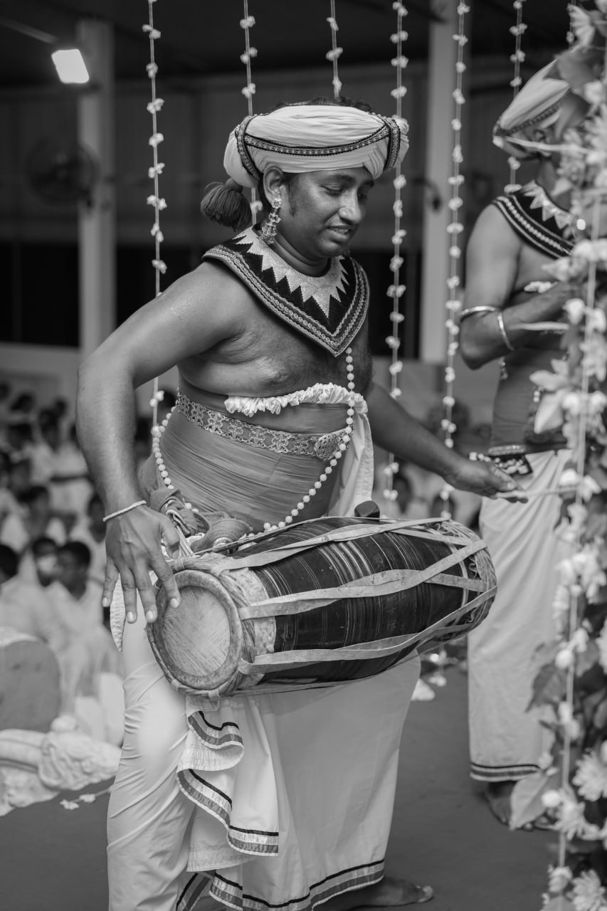 traditional drummer performance