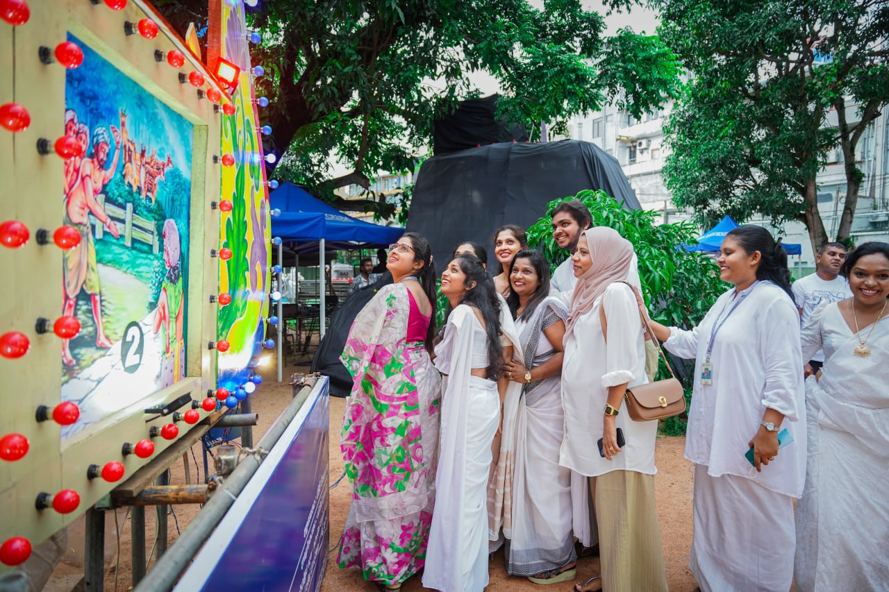 Outdoor Cultural Festival with Traditional Displays Outdoor cultural festival with traditional attire, vibrant displays, and festive atmosphere.