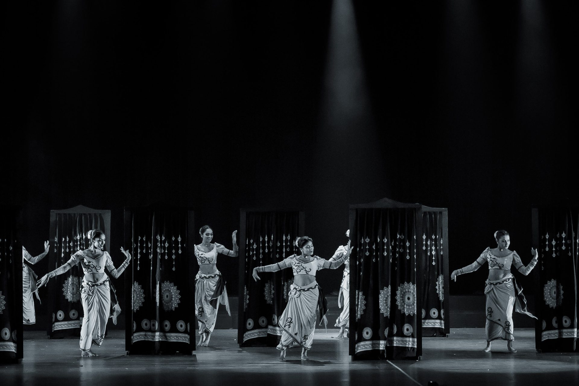 traditional dance stage panels