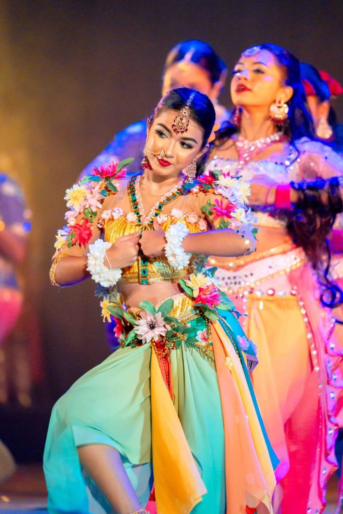 floral dance performance stage dtm08685