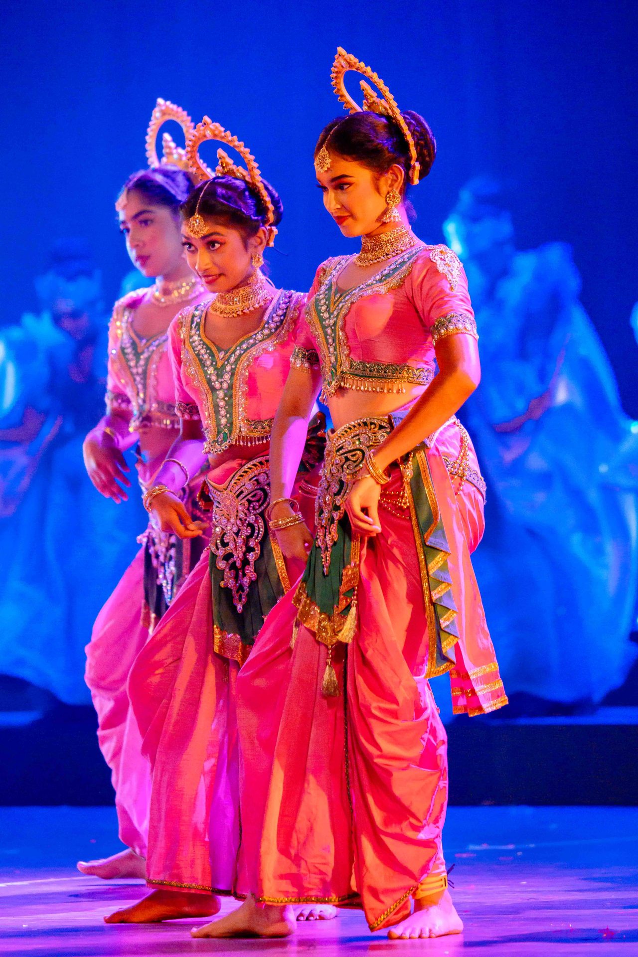 classical dance pink costumes stage dtm08176