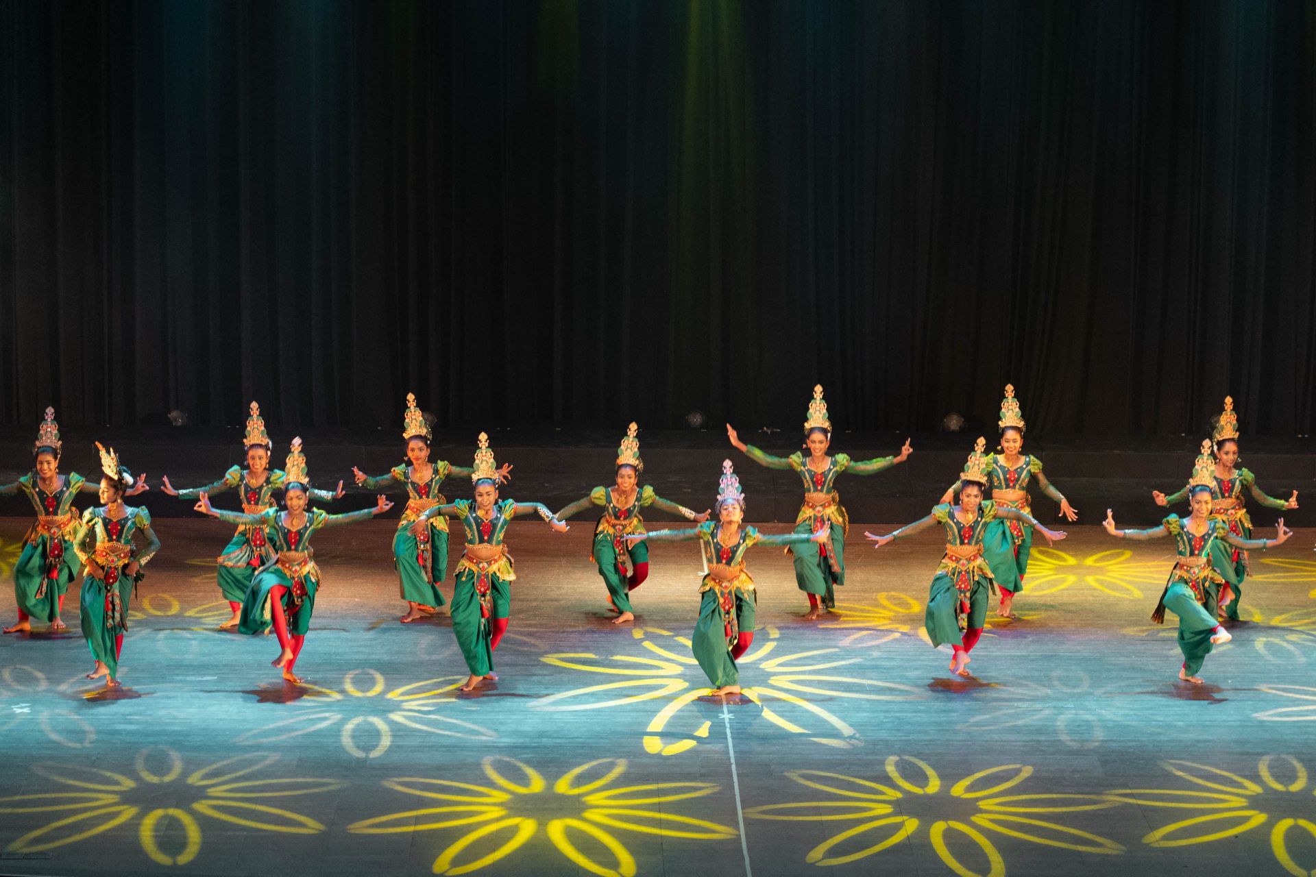 traditional dance stage costumes flowerlights