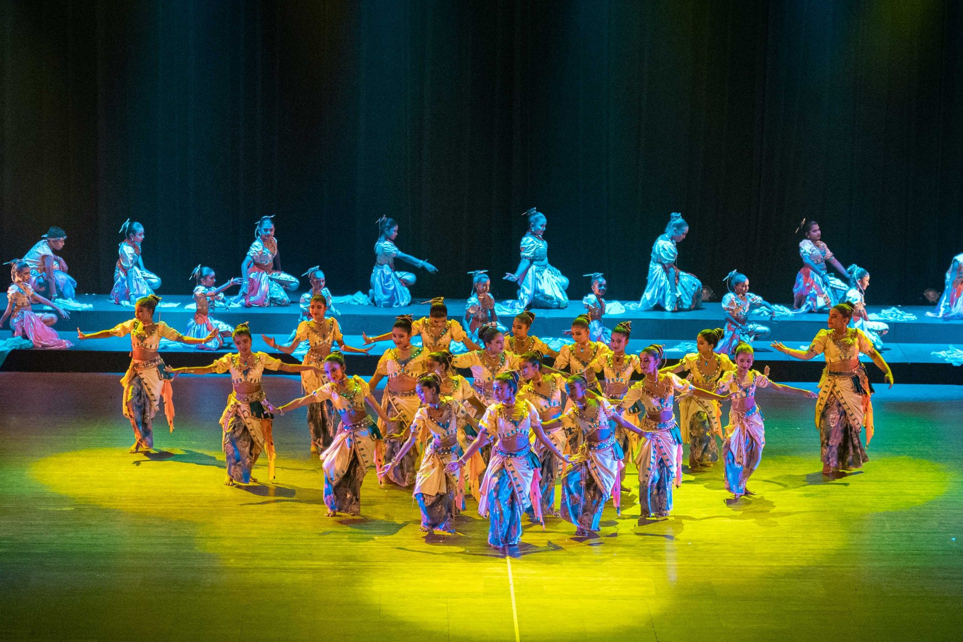 synchronized cultural dancers costumes