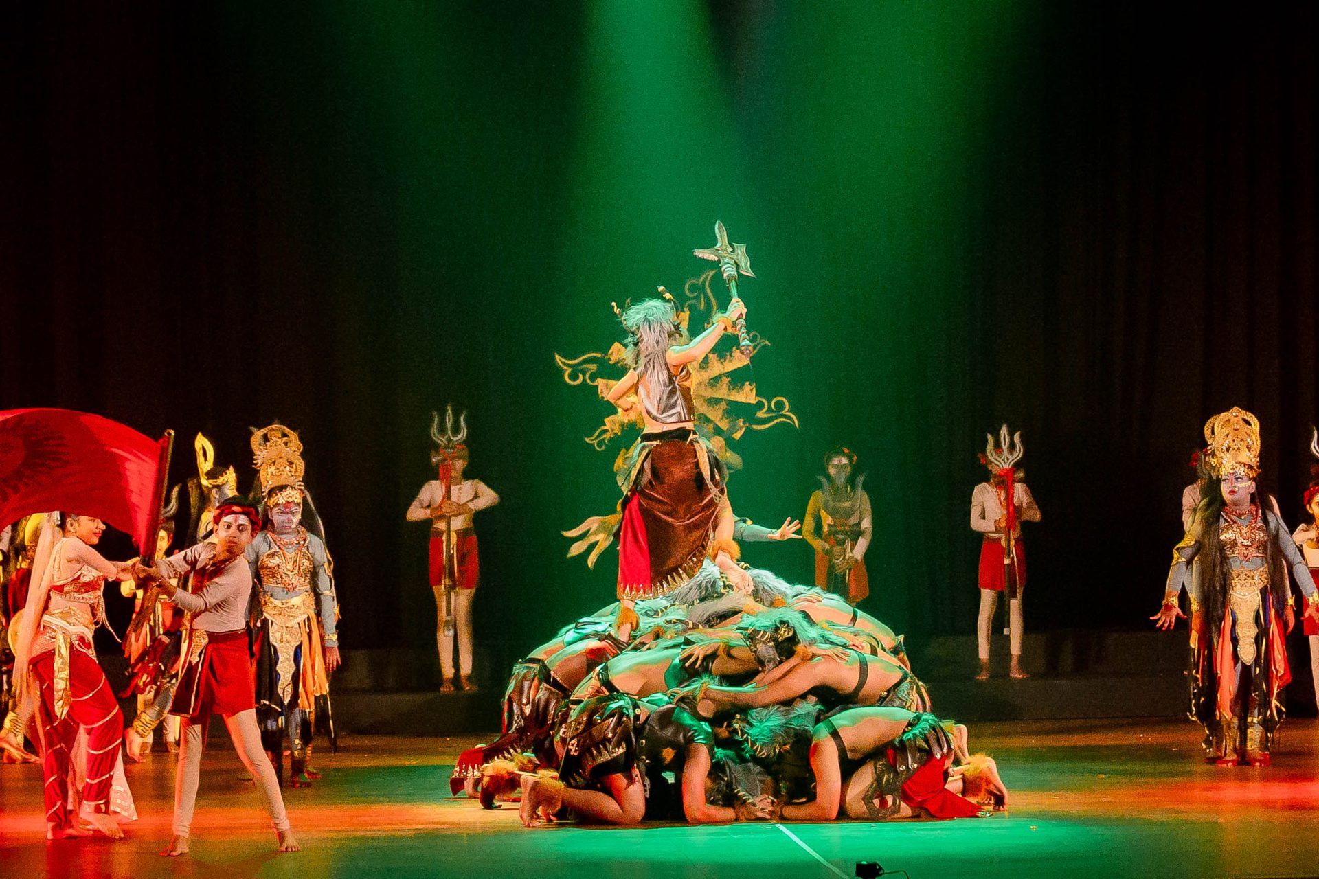 mythological stage performance dance