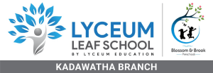 Lyceum Leaf School Kadawatha and Blossom & Brook Preschool Logos Lyceum Leaf School Kadawatha branch and Blossom & Brook Preschool logos, accredited educational institutions.